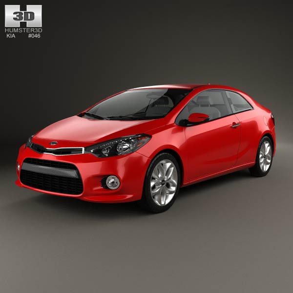 Kia Forte (Cerato / Naza / K3) Koup 2014 3D model