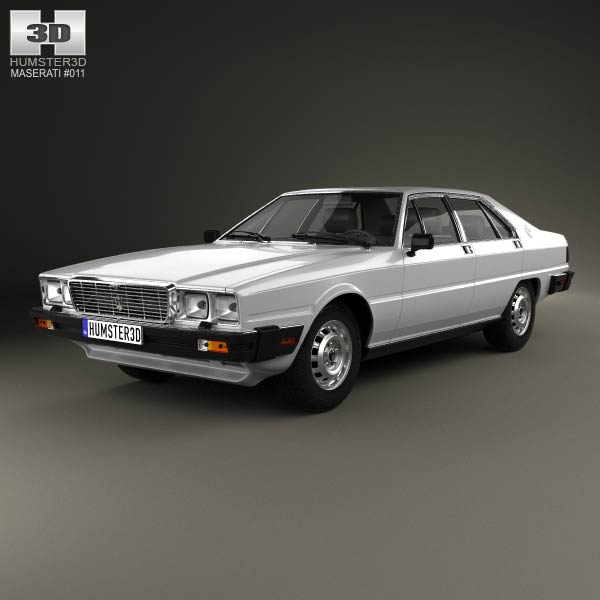 Maserati Quattroporte (Royale) 1979 3D model
