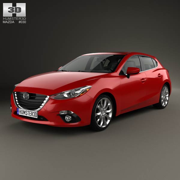 Mazda 3 hatchback 2014 3D model