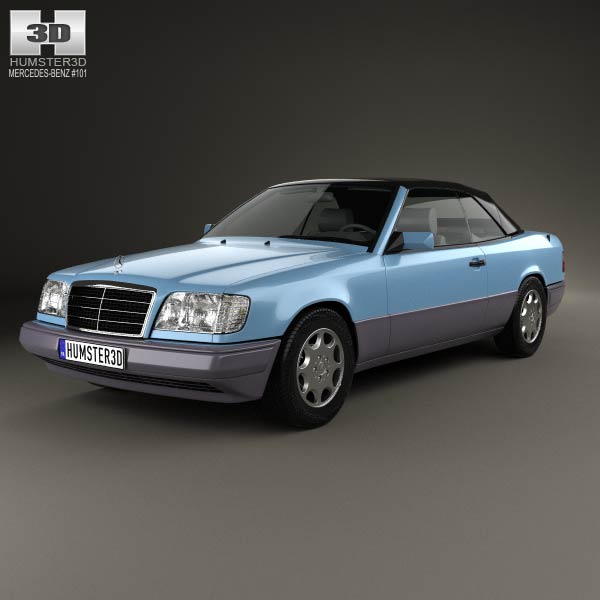 Mercedes-Benz E-class convertible 1993 3D model
