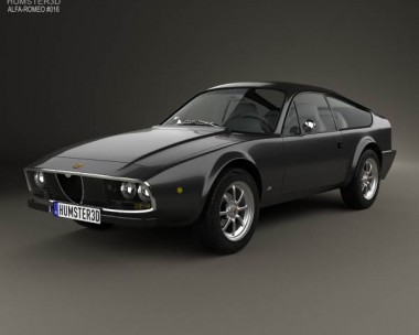 Alfa Romeo GT 1300 Junior Zagato 1972 3D Model