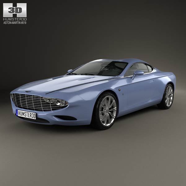 Aston Martin DB9 Coupe Zagato Centennial 2014 3D model