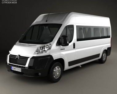 Citroen Jumper Passenger Van 2012 3D Model
