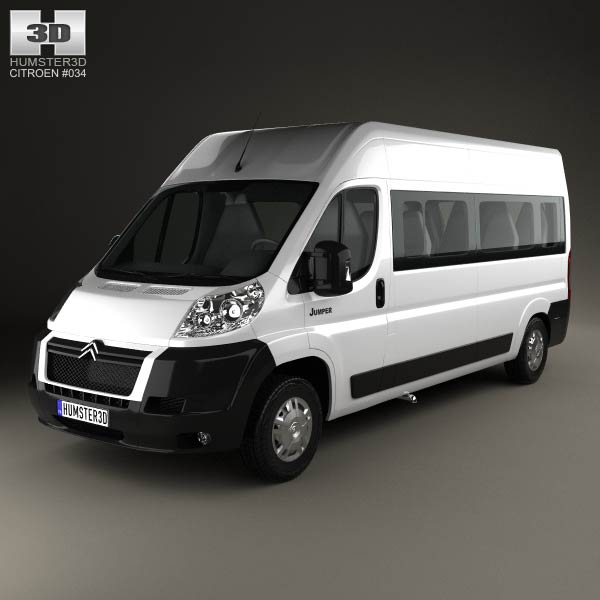 Citroen Jumper Passenger Van 2012 3D model