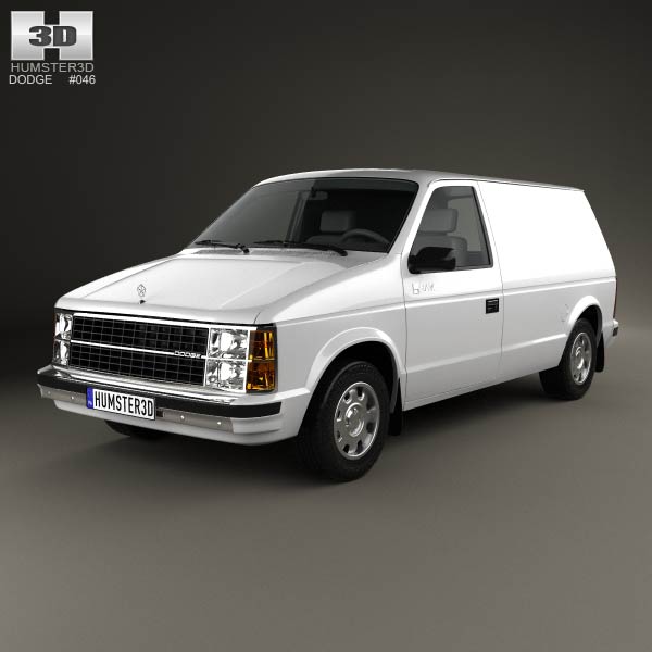 Dodge Mini Ram Van 1984 3D model
