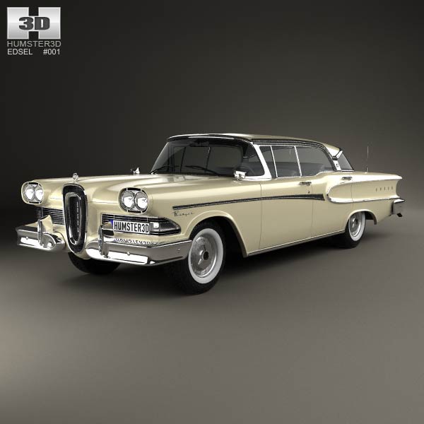 Edsel Ranger sedan 1958 3D model
