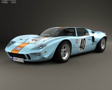 Ford GT40 1968 3D Model