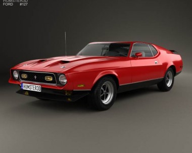 Ford Mustang Mach 1 1971 3D Model
