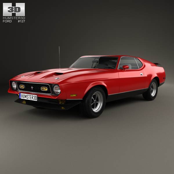 Ford Mustang Mach 1 1971 3D model