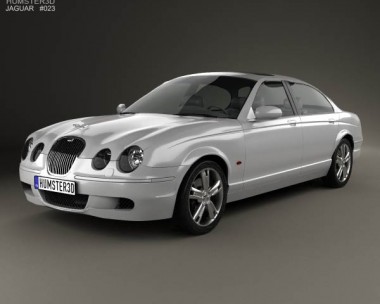 Jaguar S-Type 2008 3D Model