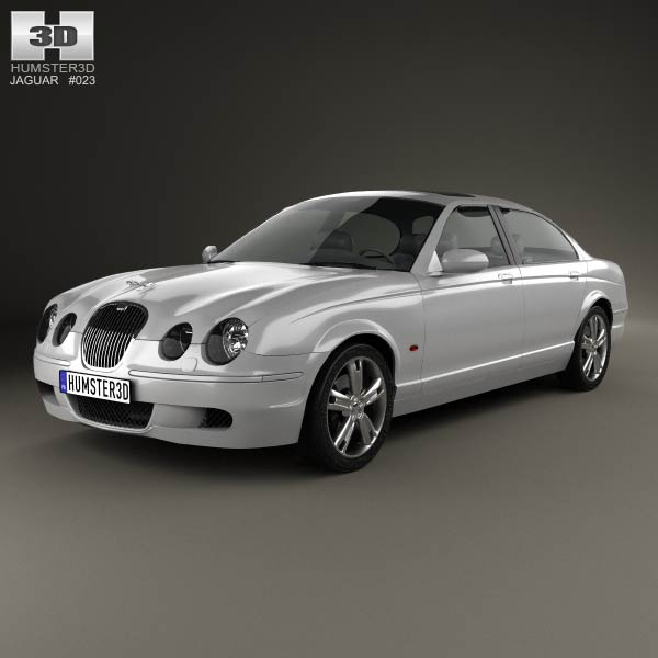 Jaguar S-Type 2008 3D model