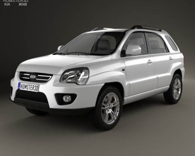 Kia Sportage 2008 3D Model