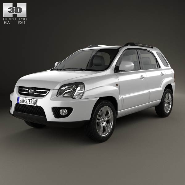 Kia Sportage 2008 3D model