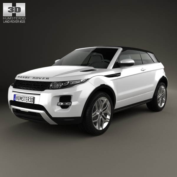 Land Rover Range Rover Evoque Convertible 2013 3D model