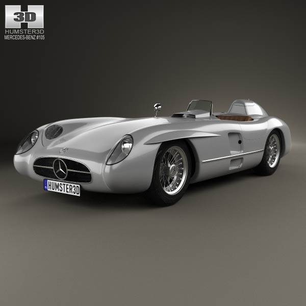Mercedes-Benz 300 SLR 1955 3D model