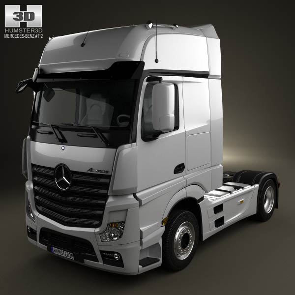 Mercedes-Benz Actros 1851 Tractor Truck 2013 3D model