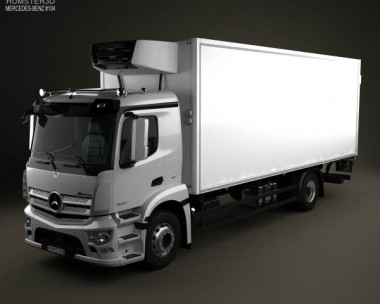 Mercedes-Benz Antos Box Truck 2012 3D Model