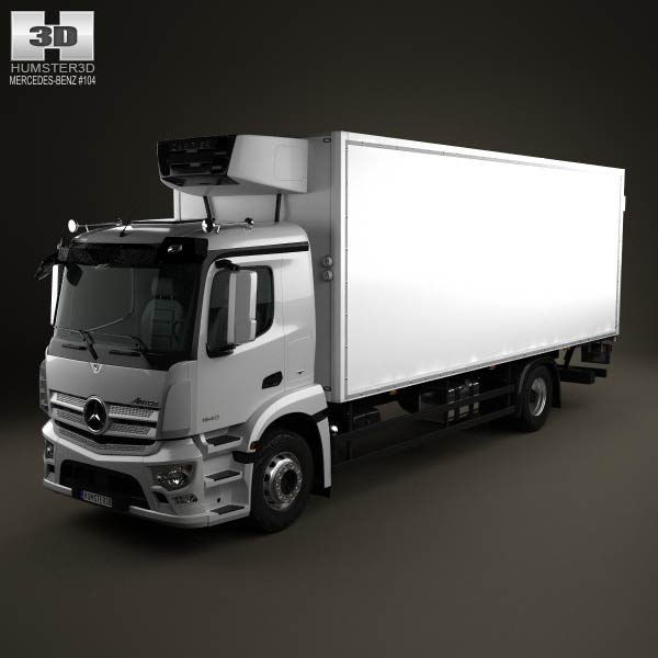Mercedes-Benz Antos Box Truck 2012 3D model