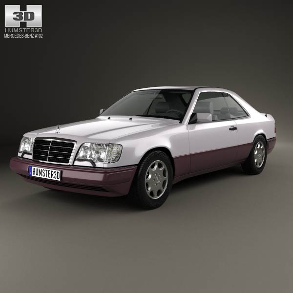 Mercedes-Benz E-class coupe 1993 3D model