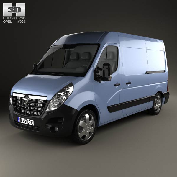 Opel Movano Panel Van 2010 3D model