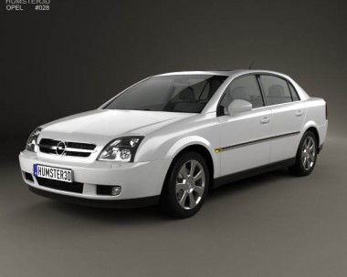 Opel Vectra sedan 2002 3D Model