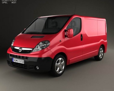 Opel Vivaro Panel Van 2006 3D Model