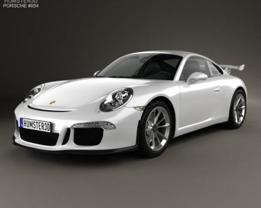 Porsche 911 (991) Carrera GTR3 2013 3D Model