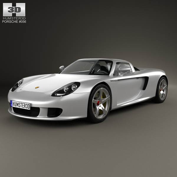 Porsche Carrera GT (980) 2004 3D model