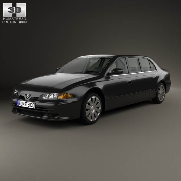 Proton Perdana Grand Limousine 2004 3D model