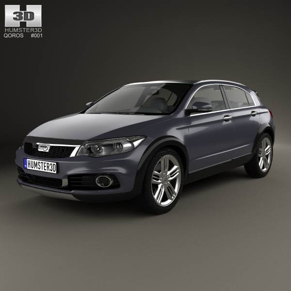 Qoros 3 Cross Hybrid 2014 3D model