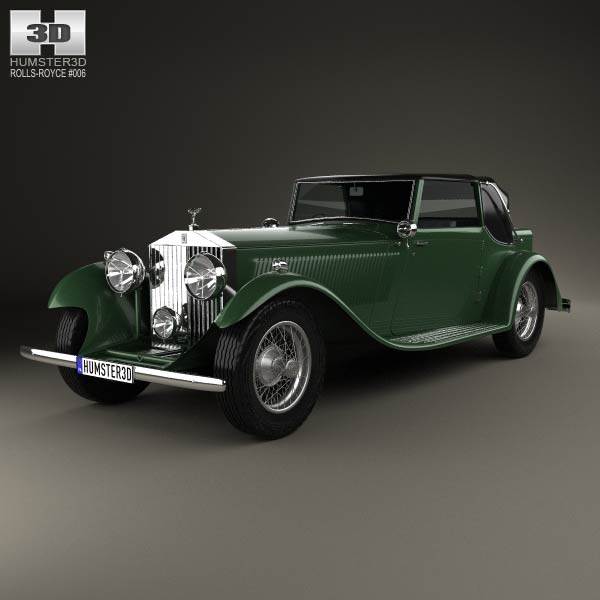 Rolls-Royce Phantom II Continental 1933 3D model