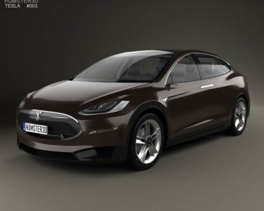 Tesla Model X 2014 3D Model