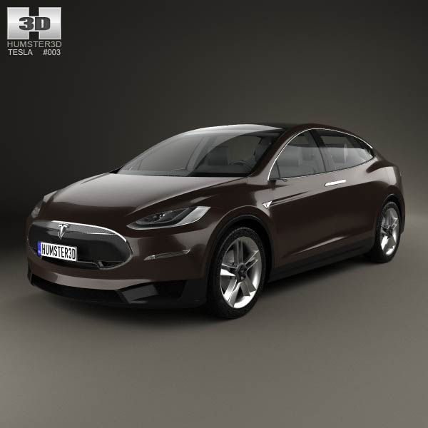 Tesla Model X 2014 3D model