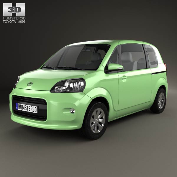 Toyota Porte 3-door hatchback 2012 3D model
