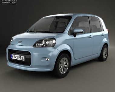 Toyota Porte 5-door hatchback 2012 3D Model