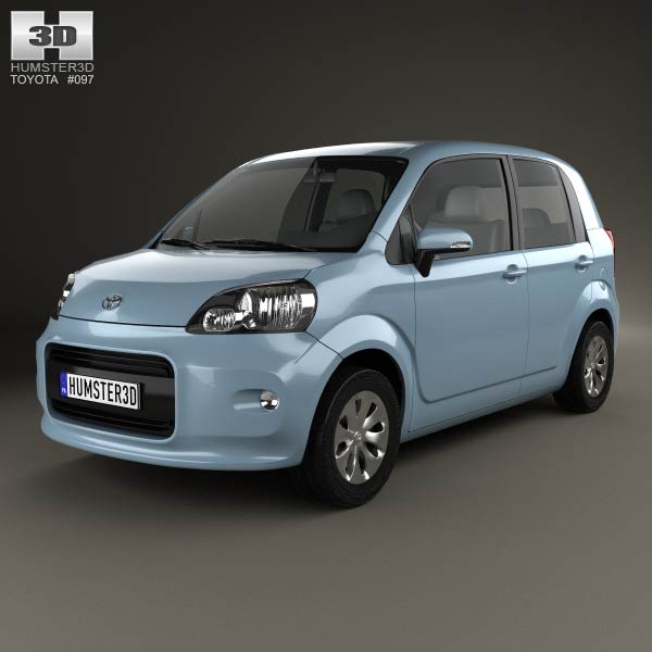 Toyota Porte 5-door hatchback 2012 3D model