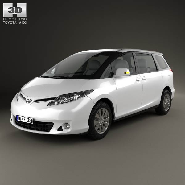 Toyota Previa 2013 3D model