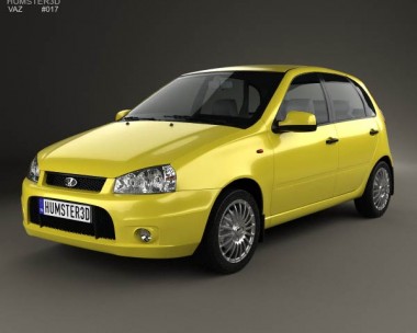 Lada Kalina (1119) hatchback Sport 2011 3D Model