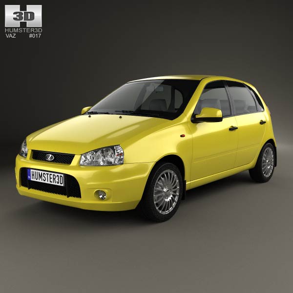 Lada Kalina (1119) hatchback Sport 2011 3D model
