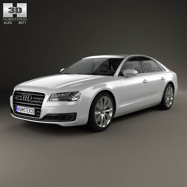 Audi A8 (D4) 2014 3D model