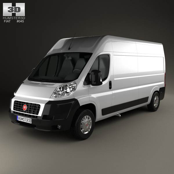 Fiat Ducato Panel Van LWB 2012 3D model