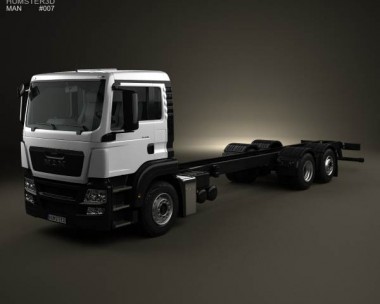 MAN TGS Chassis Truck 2012 3D Model