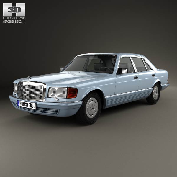 Mercedes-Benz S-Class (W126) 1979 3D model
