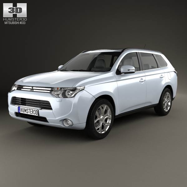 Mitsubishi Outlander PHEV 2013 3D model