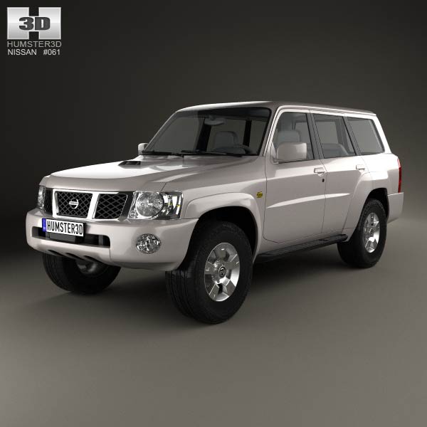 Nissan Patrol (Y61) 2004 3D model
