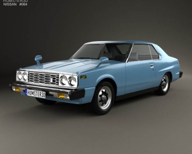 Nissan Skyline (C210) GT Coupe 1977 3D Model