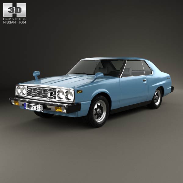 Nissan Skyline (C210) GT Coupe 1977 3D model
