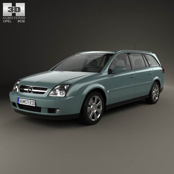 Opel Vectra caravan 2002 3D model