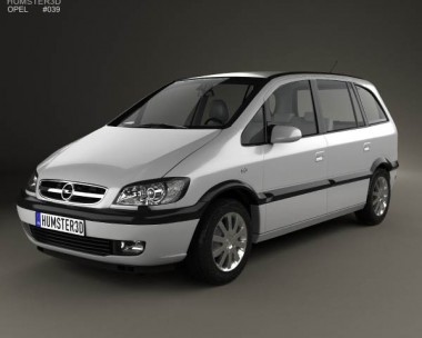 Opel Zafira (A) 2000 3D Model