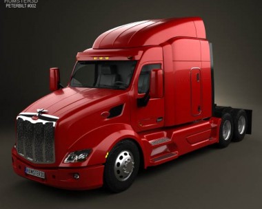 Peterbilt 579 Tractor Truck 2012 3D Model
